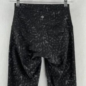 Lululemon Wunder Under Leggings Women's Size 4 Cropped Black